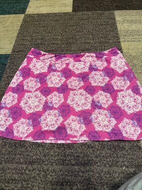 Tranquility Women’s Pink Floral Skort X-Large